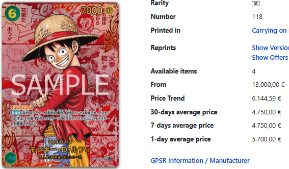 Carrying on His Will Booster Pack JPN