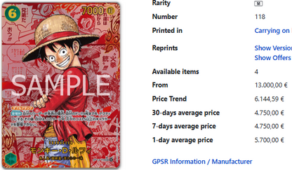 Carrying on His Will Booster Pack JPN